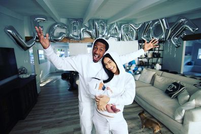 Nick Cannon and Bre Tiesi