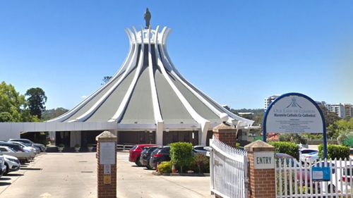 Our Lady of Lebanon Cathedral in Harris Park, where a number of parishioners have tested positive to COVID-19.