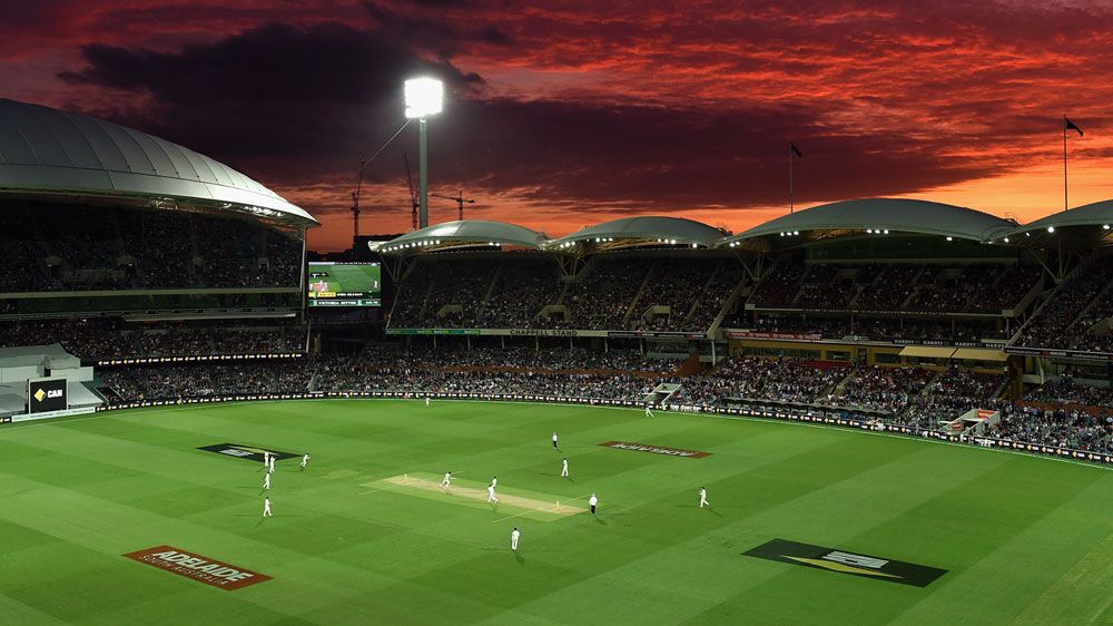 The historic first day-night Test in Adelaide. (Getty-file)