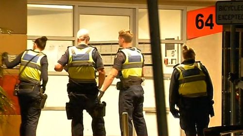 A man was stabbed by an intruder in his St Kilda home, police said. 