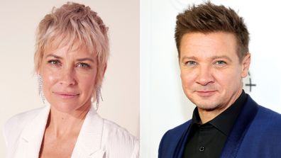 Evangeline Lilly and Jeremy Renner 