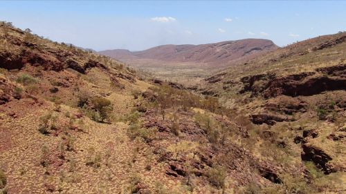 She was in WA's Pilbara region outback.