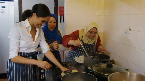 The kitchen originally provided a place for the women to cook fresh food for their families and neighbours.