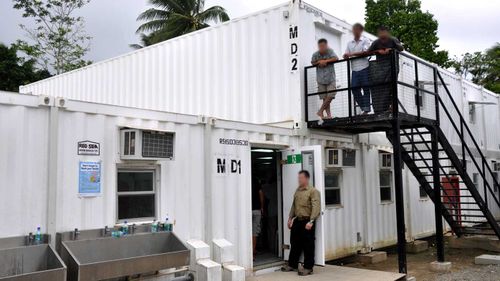 The Manus Island dining hall.