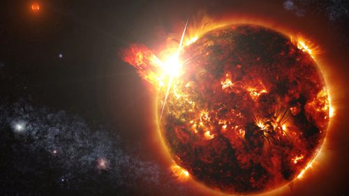 A superflare could send Earth into darkness. Credit: NASA's Goddard Space Flight Centre