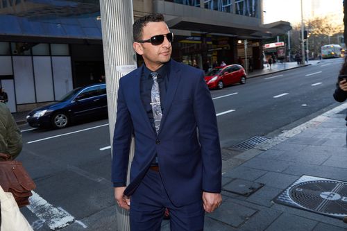 Emmanuel Xiberras, outside of court yesterday, has been found not guilty over the death of Jo-Ann Thwaites in 2016. Picture: AAP
