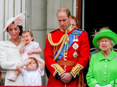 Trooping the Colour: Prince William gets told off by the Queen
