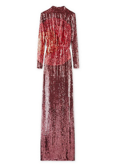 <a href="http://www.tomford.com/embroidered-cowl-back-high-neck-gown/AB1714-SDE082.html" target="_blank">Tom Ford</a> Embroidered cowel back red carpet gown, $15,850