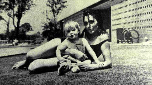 Carole Grimmer, then 26, with her daughter Cheryl.