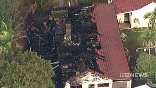 Investigators believe the fire began at the back of the house and spread to the front. (9NEWS)