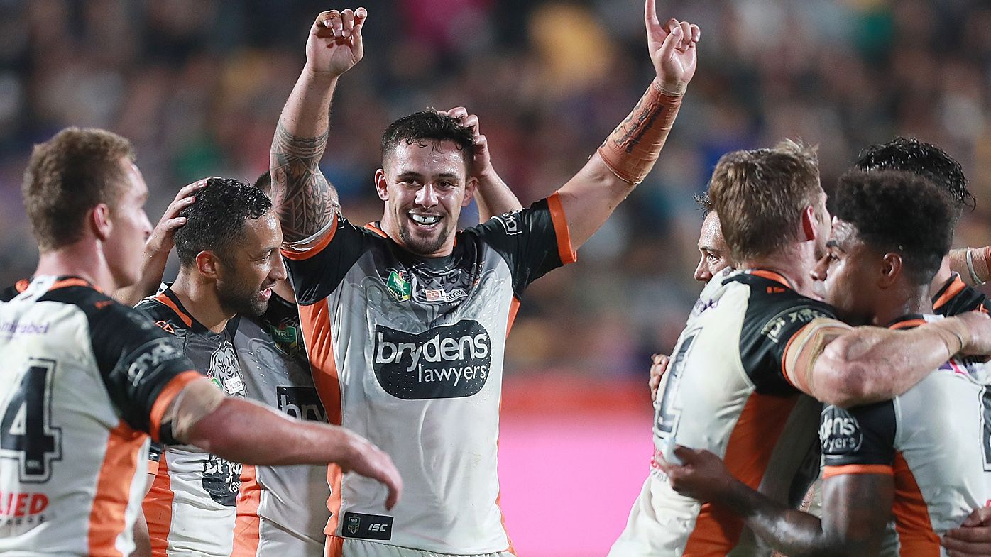Wests Tigers spoil Craig Bellamy's NRL milestone game with win over Melbourne Storm