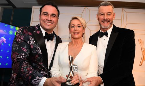 While Amanda Keller missed out on the Gold Logie, her show The Living Room took out the Most Popular Lifestyle Program gong. Image: AAP