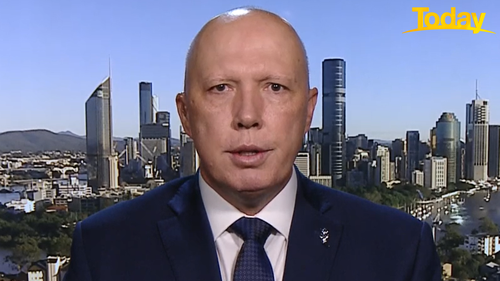 Defence Minister Peter Dutton.