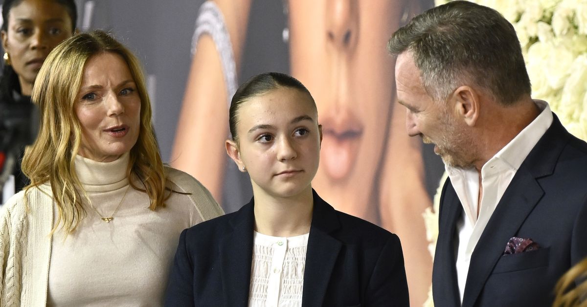 Geri Halliwell and husband Christian Horner put on a united front at premiere of Victoria Beckham’s docuseries after Red Bull axing