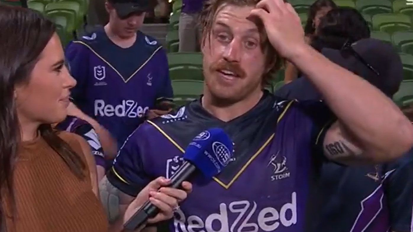 'I would've been crying': Cameron Munster's tribute to Craig Bellamy as Storm win thriller against Souths