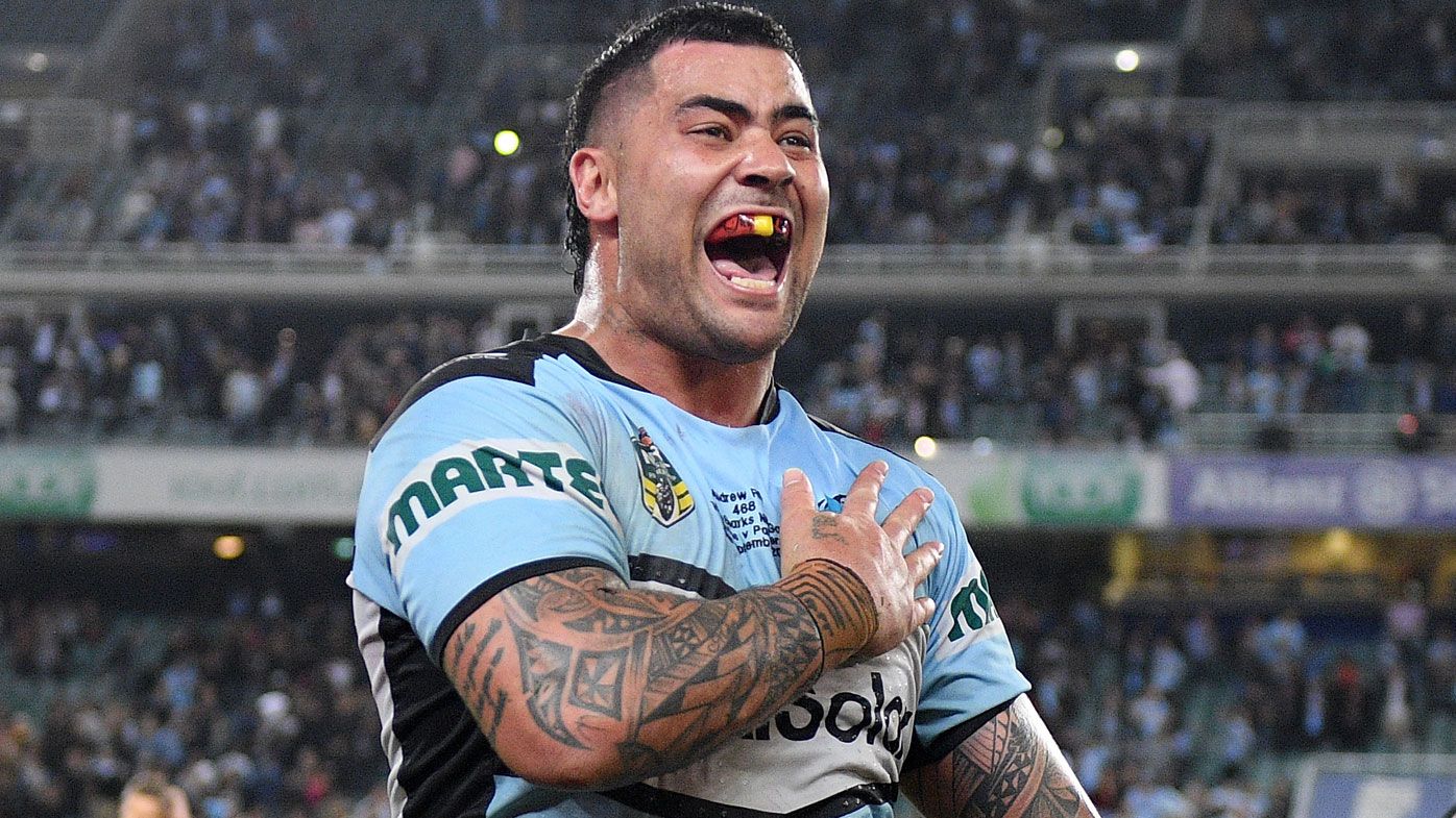 Cronulla Sharks pay tribute to Andrew Fifita's selection for Tonga