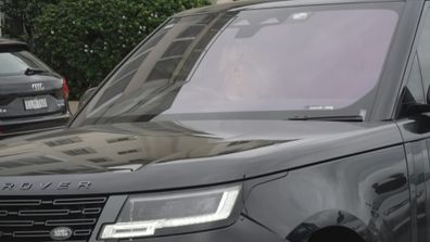 Jackie 'O' Henderson was seen leaving her house after Kyle Sandilands was axed from ARN