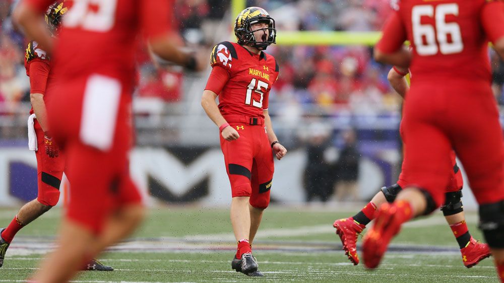Brad Craddock in action for University of Maryland. (Getty)