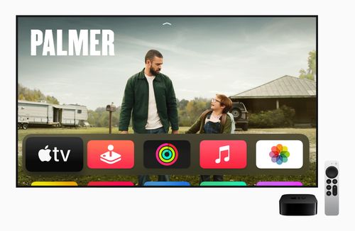 The TV can stream and synch with other Apple devices.