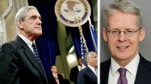 Veteran lawyer Ememt Flood, right, and special counsel Robert Mueller. (Photos: AP).