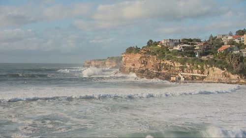 Many Sydney beaches still had huge swells today.