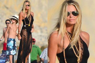 Elle Macpherson took 'the body' and the kids to Ibiza.