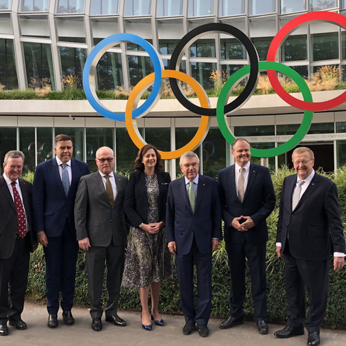 Queensland 2032 Olympics bid Annastacia Palaszcuk meets with IOC