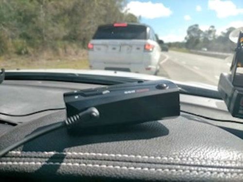 NSW Police seized an illegal radar detector in a Land Rover Discovery.