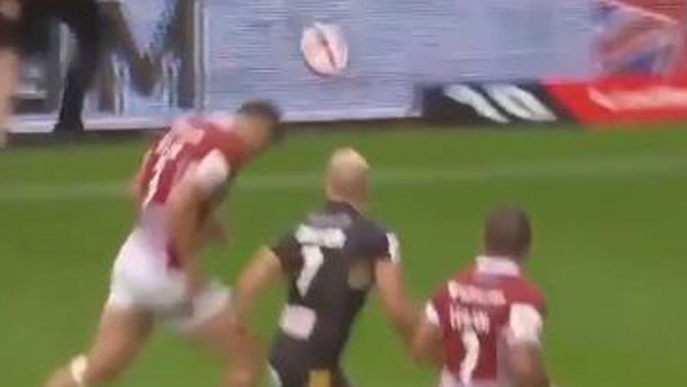 Wigan Warriors player Anthony Gelling turns in another madcap performance on the field