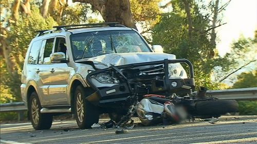 Major Crash Investigators examined the scene to determine the cause. Image: 9News