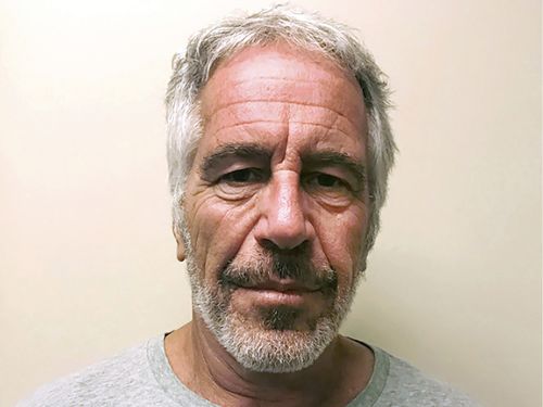 FILE - This photo provided by the New York State Sex Offender Registry shows Jeffrey Epstein, March 28, 2017. (New York State Sex Offender Registry via AP, File)