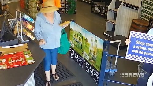 Police have released CCTV footage of Louise Allison Langhorn wearing the same clothes she was wearing when she was attacked.