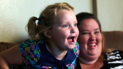 Honey Boo Boo and mother June Shannon. (AAP)