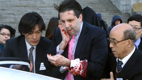 Man charged over knife attack on US ambassador in Seoul