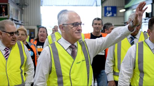 Prime Minister Malcolm Turnbull visits the Sydney Growers Markets.