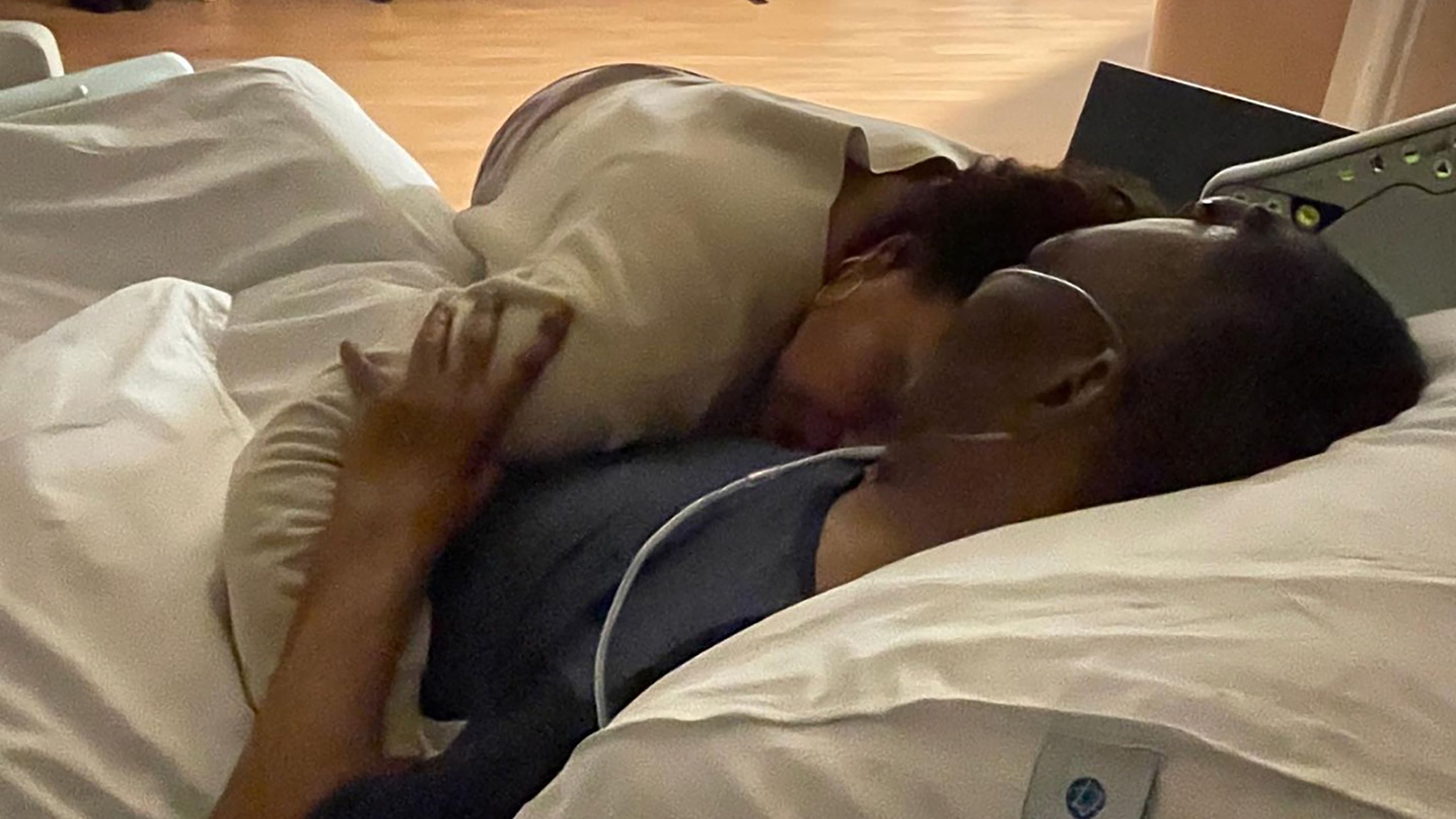 Pelé's son and daughter share moving photos with their father as they spend Christmas at his side in hospital