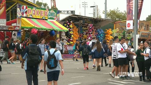 The crowds enjoyed strange taste sensations and saw some very pretty rats. (9NEWS)