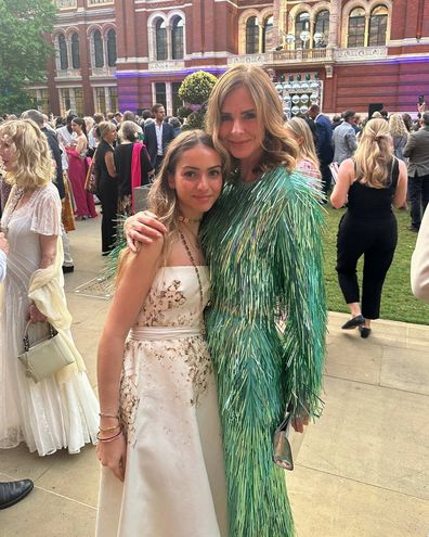 Trinny Woodall takes her daughter, Lyla, to a red carpet event