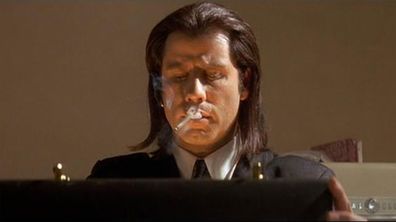 John Travolta in Pulp Fiction.
