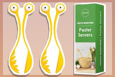 9PR: Pasta Monsters Pasta and Salad Servers by OTOTO