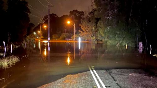 Flooding in Schofields, Sydney.