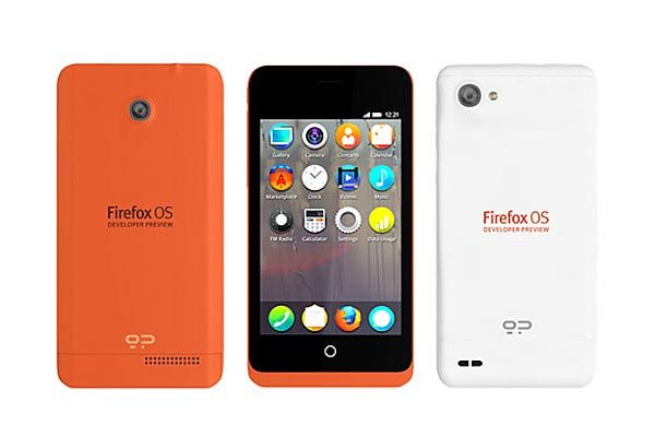 One of Mozilla's two new smartphone models.