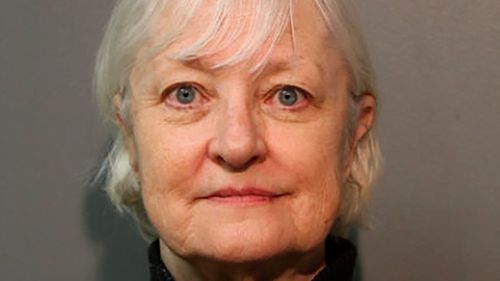 'Serial stowaway' Marilyn Hartman, seen here in a January 2018 file photo, was arrested at Chicago's O'Hare International Airport on Tuesday.