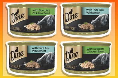 9PR: Dine Desire Pure Tuna Whitemeat Wet Cat Food 85g, 24 pack and Dine Desire Succulent Chicken Breast Wet Cat Food 85g, 24 pack