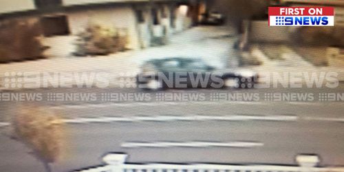 The BMW believed to be responsible for the hit-run was caught on CCTV. 