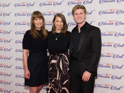 Terri Irwin, Bindi Irwin and Robert Irwin attend the 12th Annual Endometriosis Foundation of America's Blossom Ball at Gotham Hall on May 03, 2024 in New York City. 