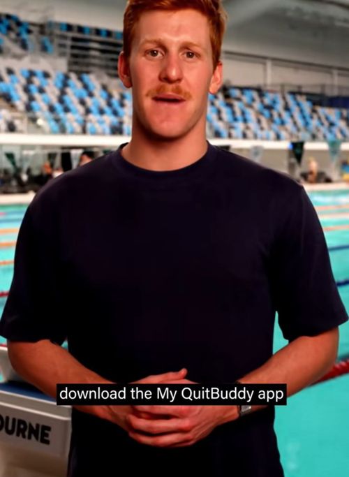 Paralympic swimmer Col Pearse