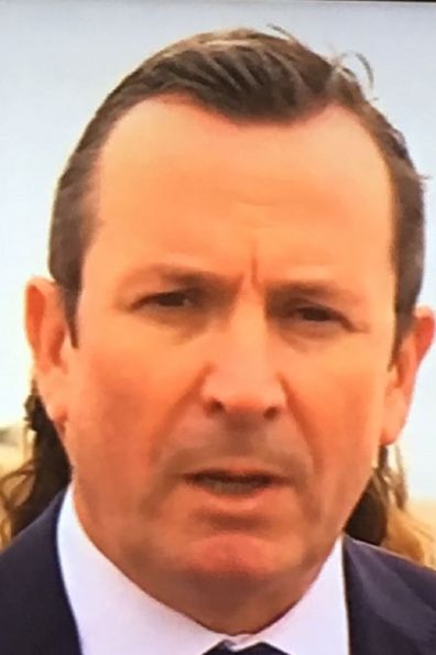Mark McGowan is all party at the back.