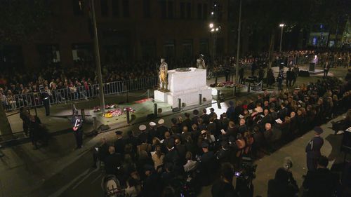 Anzac Day dawn service at Martin Place