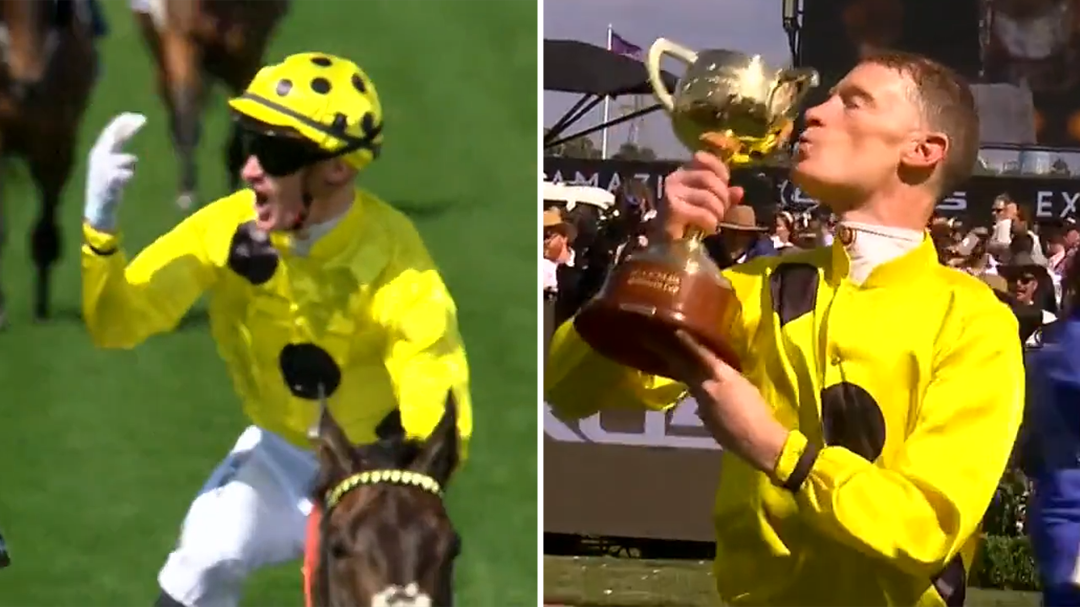'A few fractures': Champion jockey Hugh Bowman escapes serious injury in horror overseas fall 